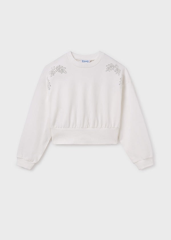 Embroidered Jumper - Natural