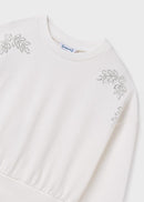 Embroidered Jumper - Natural