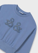 Embroidered Jumper - Ocean