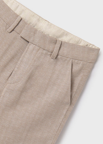 Natural Suiting Trouser - Camel