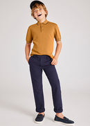 Natural Suiting Trouser - Navy