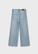 Denim Wide Leg Trouser - Light