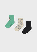 Set Of 3 Socks - Dinosaur