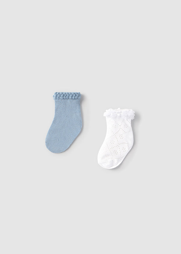 Dressy Socks Set - Sky Blue