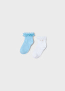 2 Socks Set - Sky Blue