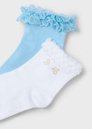 2 Socks Set - Sky Blue