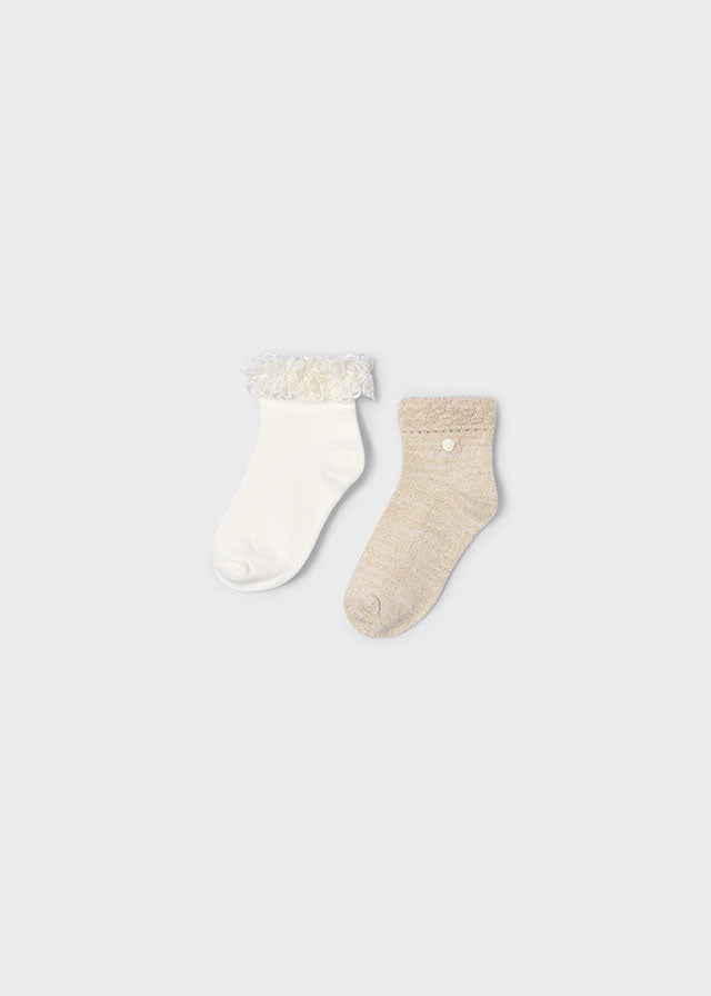 2 Socks Set - Champagne