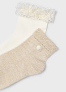 2 Socks Set - Champagne