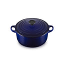 Cast Iron Round Casserole - Indigo