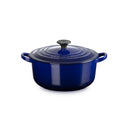 Cast Iron Round Casserole - Indigo
