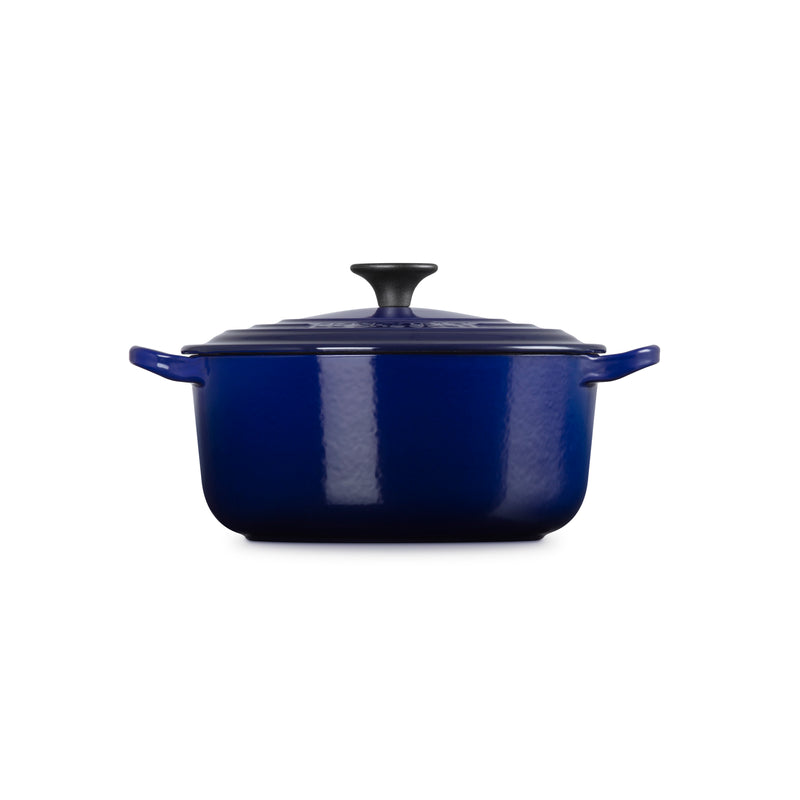 Cast Iron Round Casserole - Indigo