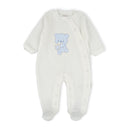 Bear Star Romper - Light Blue