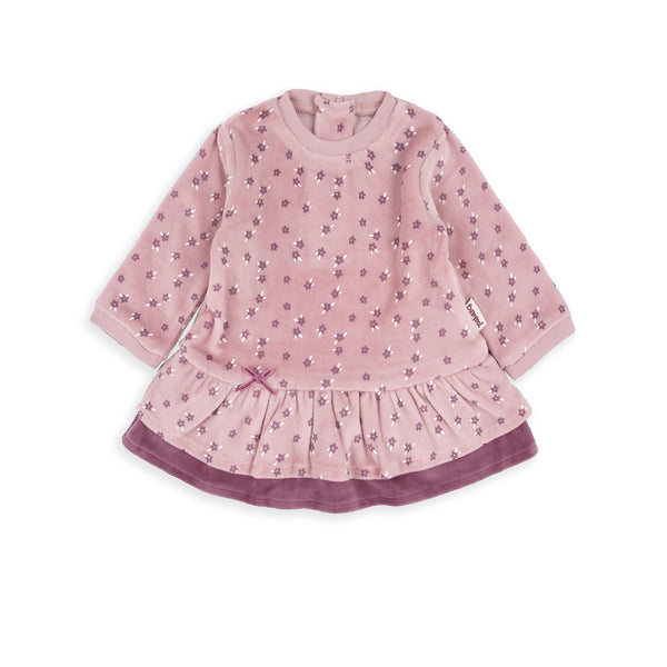 Star Print Dress - Mauve