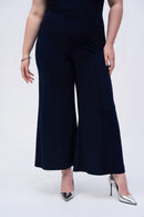 Pull-On Wide-Leg Trouser - Midnight Blue