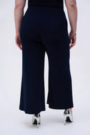 Pull-On Wide-Leg Trouser - Midnight Blue