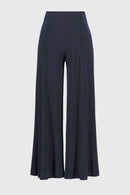 Pull-On Wide-Leg Trouser - Midnight Blue