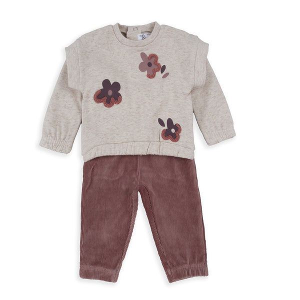 Jumper & Cords Set - Beige