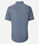 Comfort Fit Short Sleeve Shirt - Blue