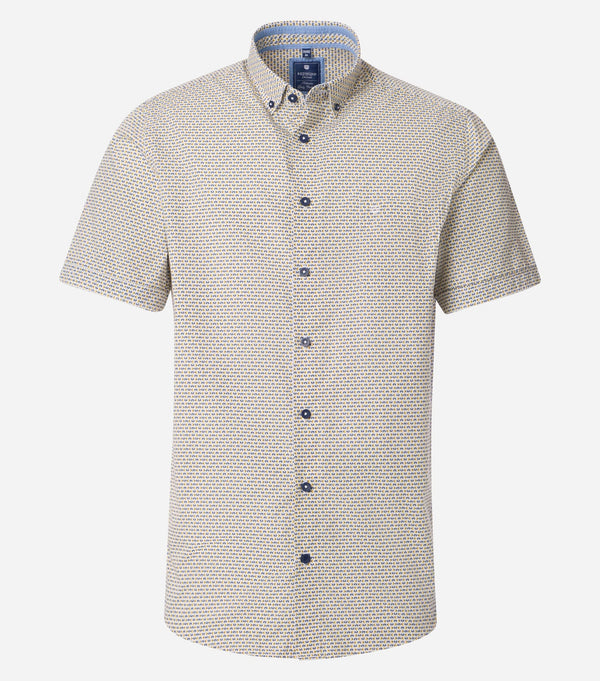 Comfort Fit Short Sleeve Shirt - Yellow