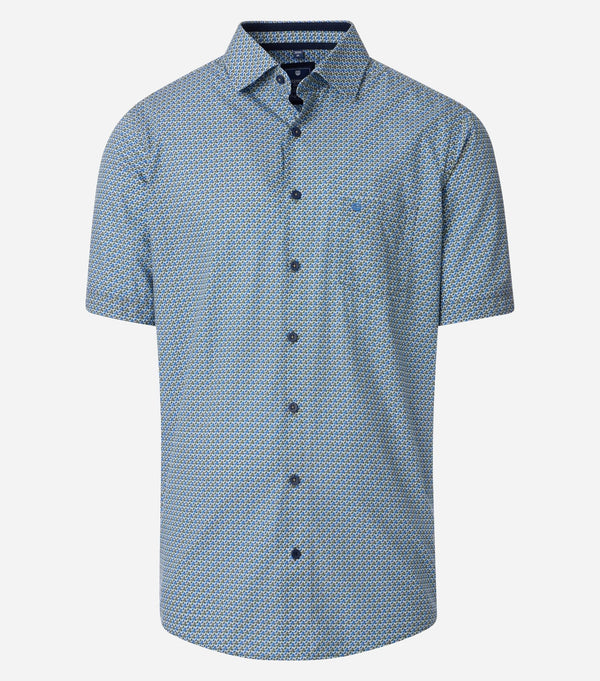 Modern Fit Short Sleeve Shirt - Green