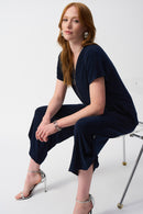 Culotte Jumpsuit - Midnight Blue