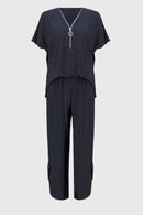 Culotte Jumpsuit - Midnight Blue