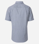 Comfort Fit Short Sleeve Shirt - Blue