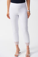 Millennium Crop Trouser - White
