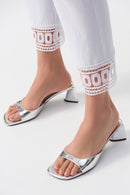 Millennium Crop Trouser - White