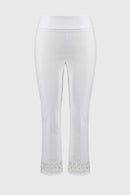 Millennium Crop Trouser - White