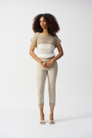 Millennium Crop Trouser - Moonstone