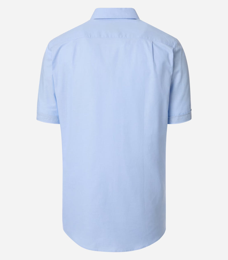 Comfort Fit Short Sleeve Shirt - Blue
