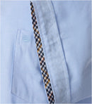 Comfort Fit Short Sleeve Shirt - Blue