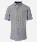 Comfort Fit Short Sleeve Shirt - Beige