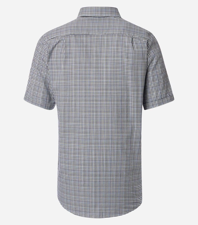 Comfort Fit Short Sleeve Shirt - Beige