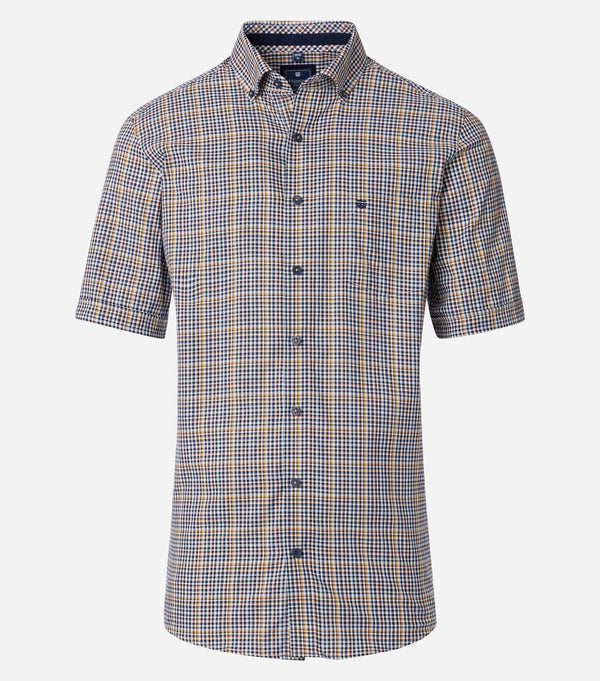 Comfort Fit Short Sleeve Shirt - Yellow