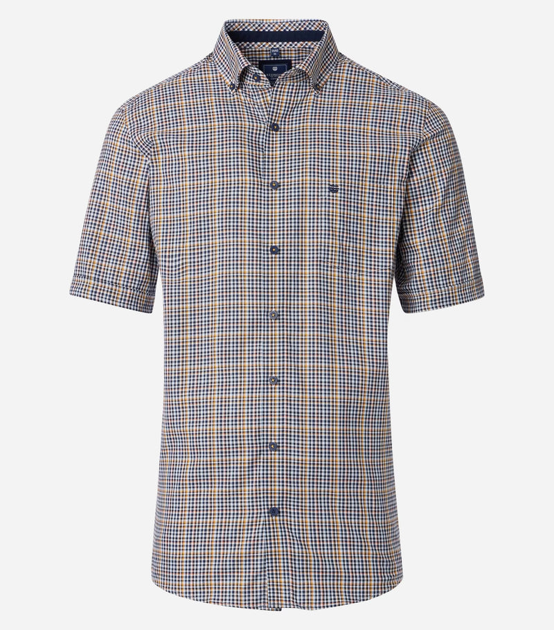 Comfort Fit Short Sleeve Shirt - Yellow