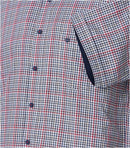 Comfort Fit Short Sleeve Shirt - Red