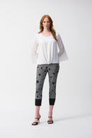 Georgette High-Low Top - Off White