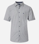 Modern Fit Short Sleeve Shirt - Beige