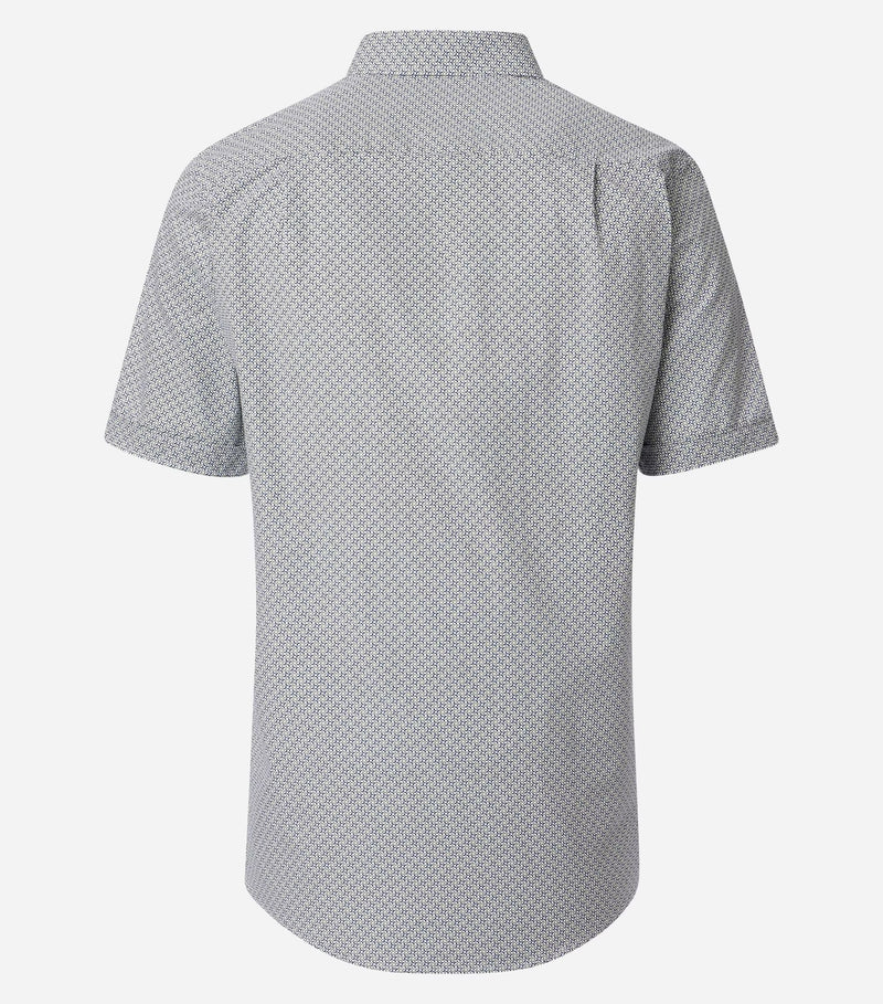 Modern Fit Short Sleeve Shirt - Beige