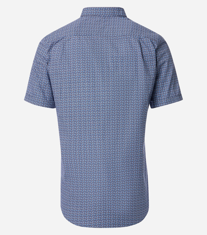 Comfort Fit Short Sleeve Shirt - Light Blue