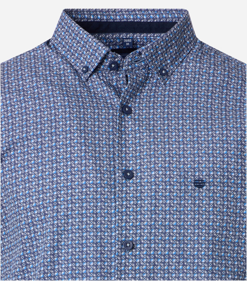 Comfort Fit Short Sleeve Shirt - Light Blue