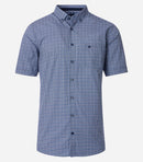 Comfort Fit Short Sleeve Shirt - Light Blue