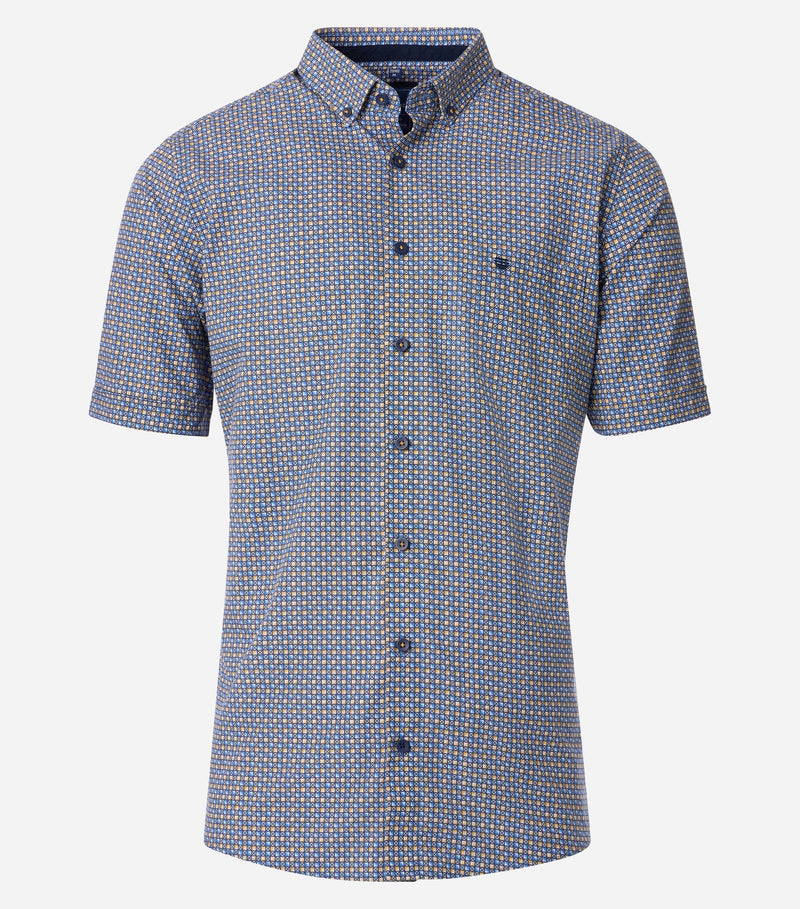 Comfort Fit Short Sleeve Shirt - Yellow