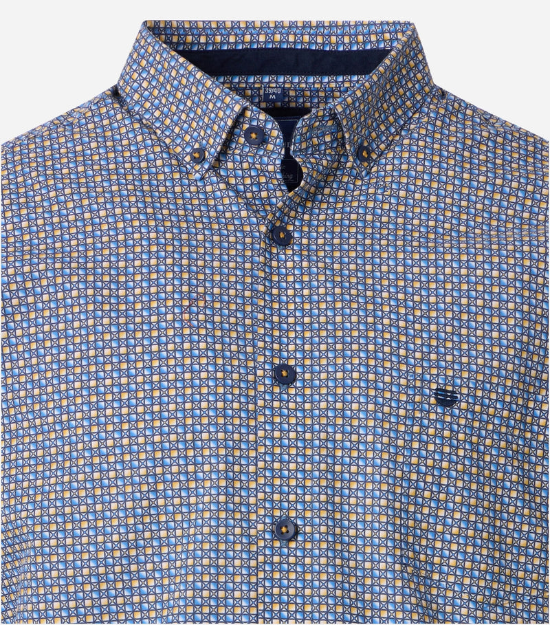 Comfort Fit Short Sleeve Shirt - Yellow