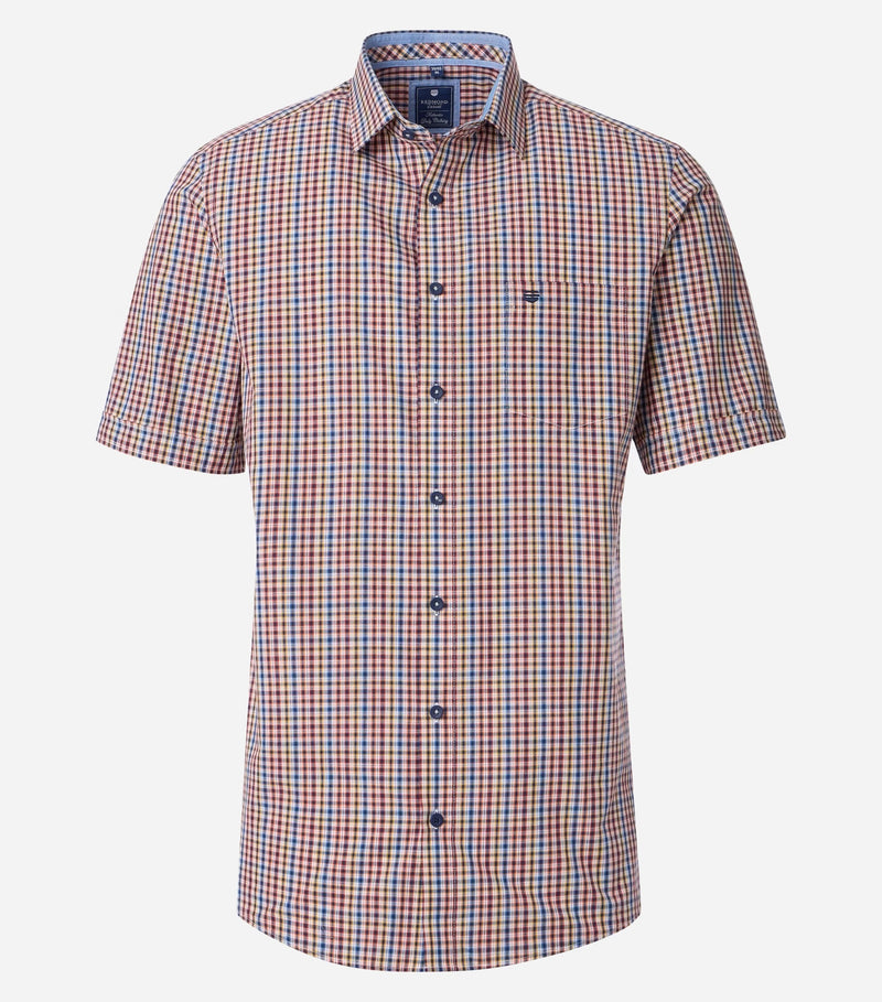 Comfort Fit Short Sleeve Shirt - Orange