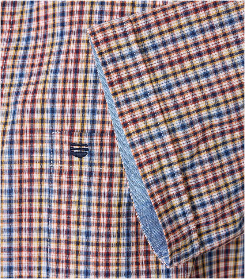 Comfort Fit Short Sleeve Shirt - Orange