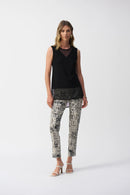 Mesh Sleeveless Top - Black