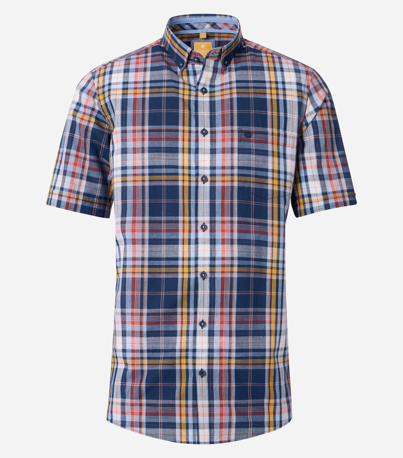 Comfort Fit Short Sleeve Shirt - Orange